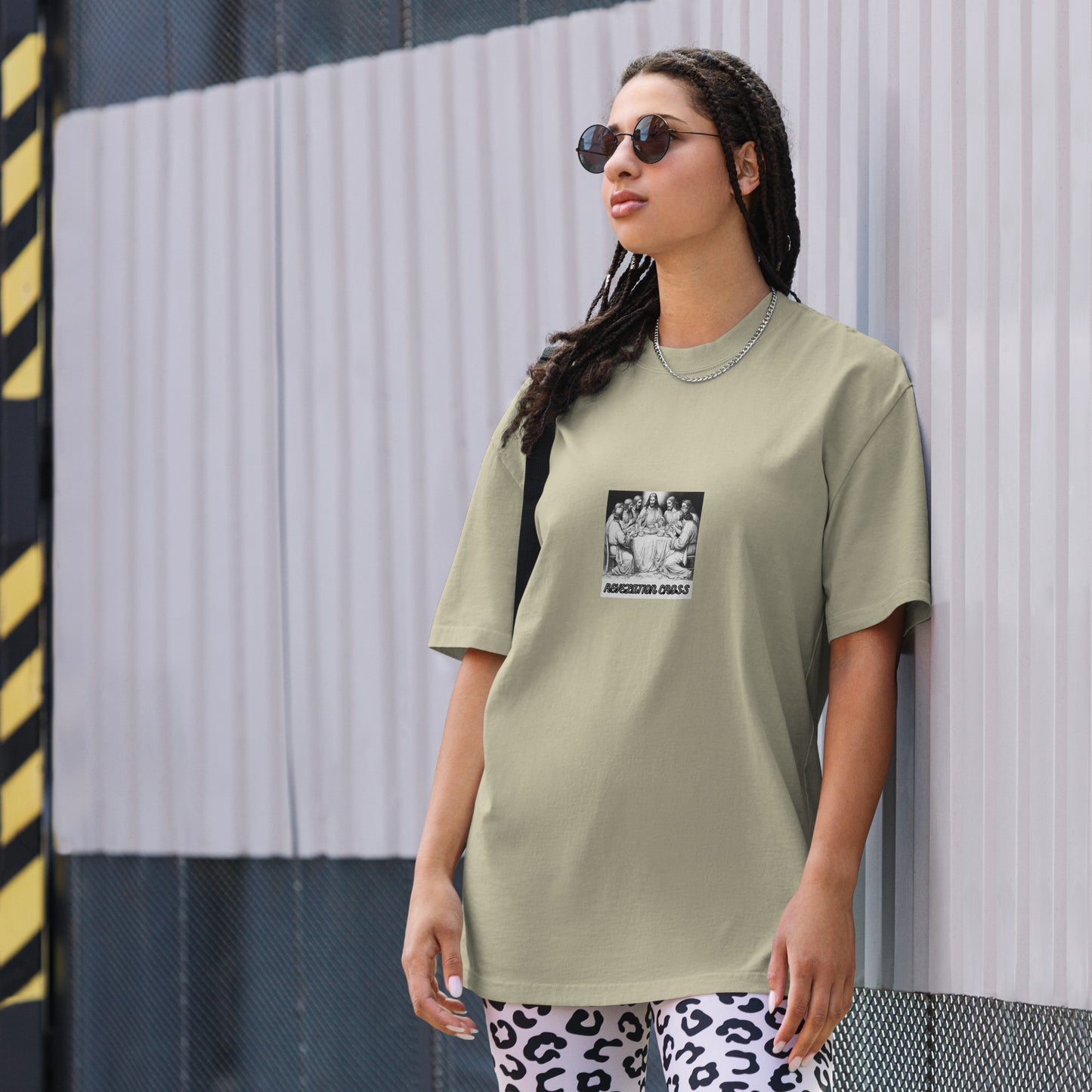 Communion Oversized faded t-shirt