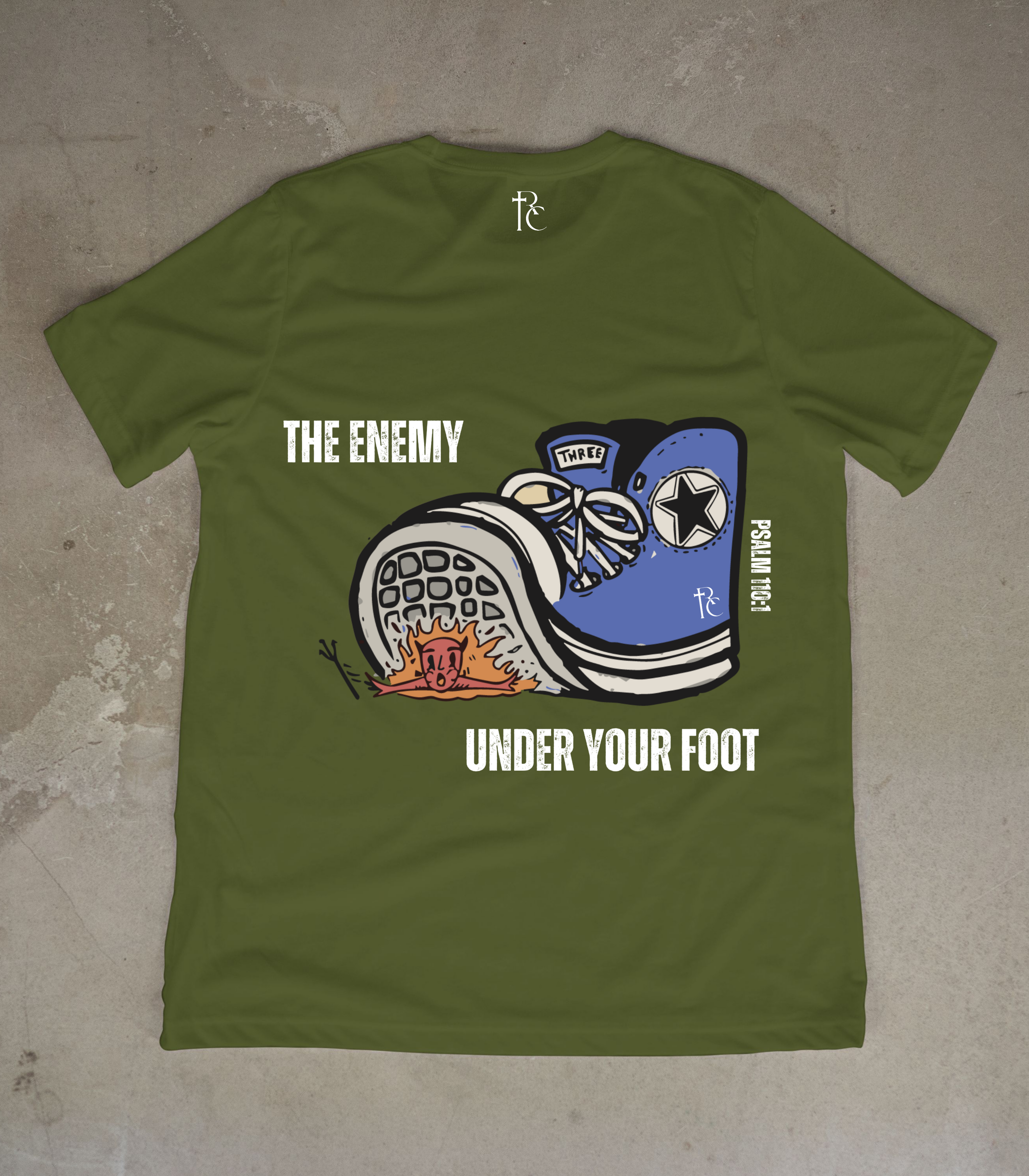 THE ENEMY UNDER YOUR FOOT