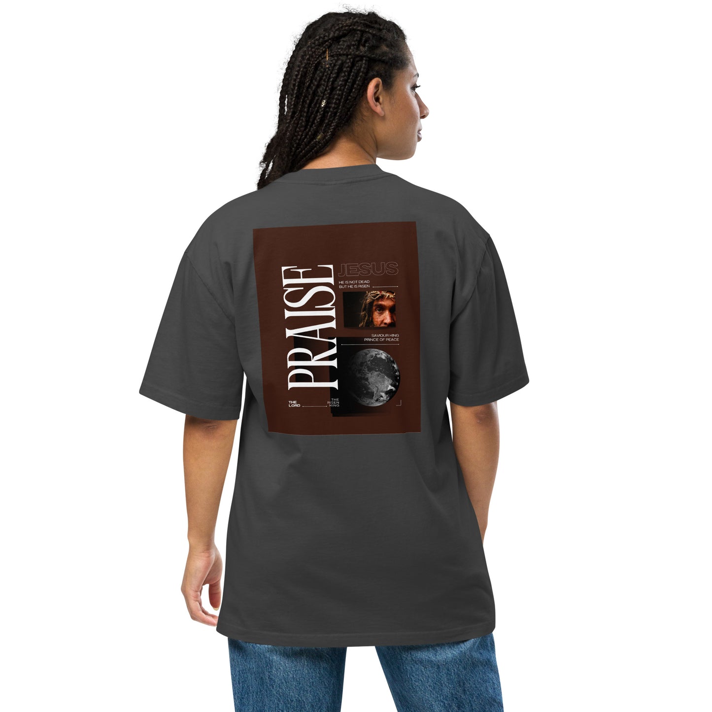 Praise Oversized Faded t-shirt