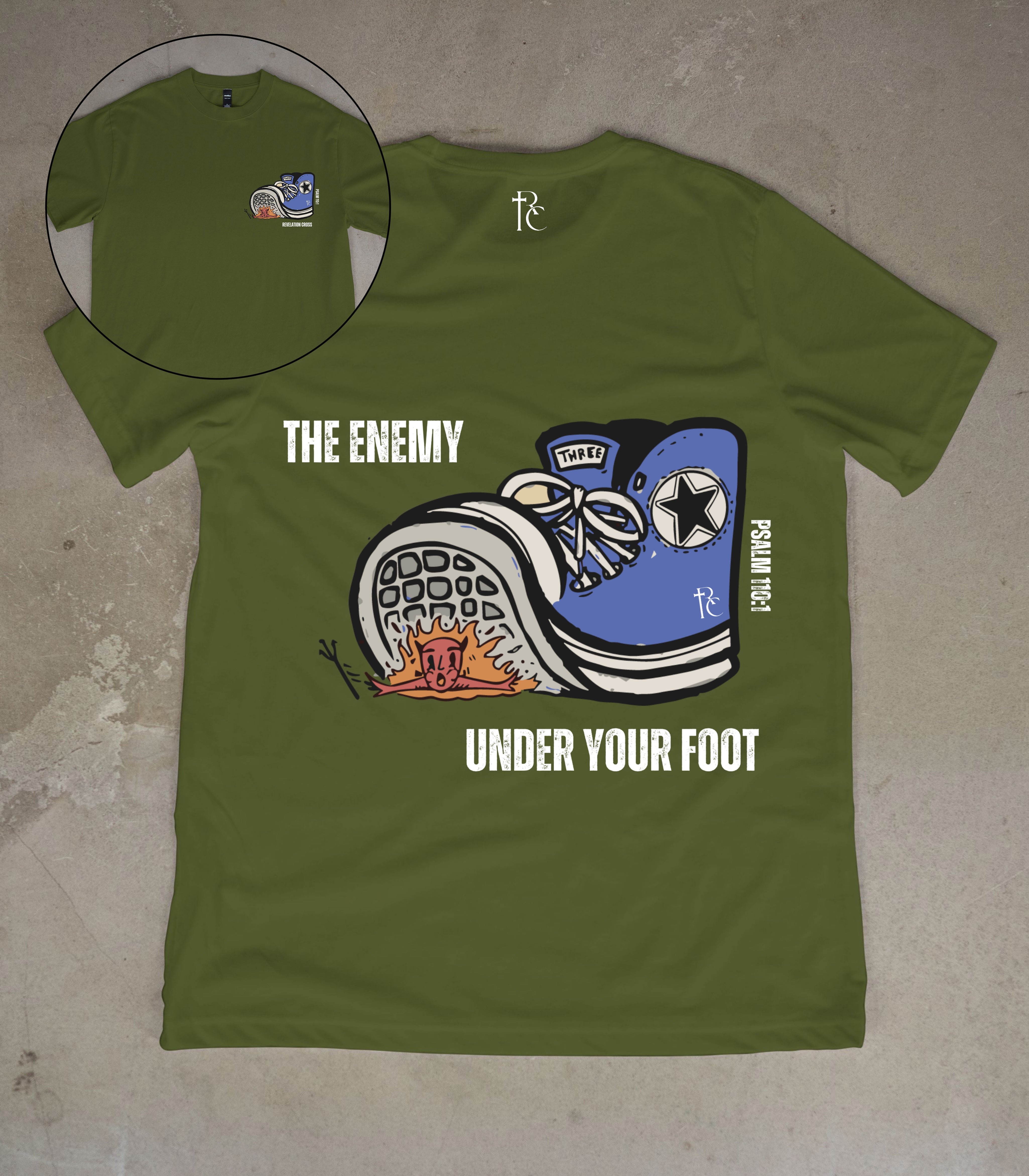 THE ENEMY UNDER YOUR FOOT