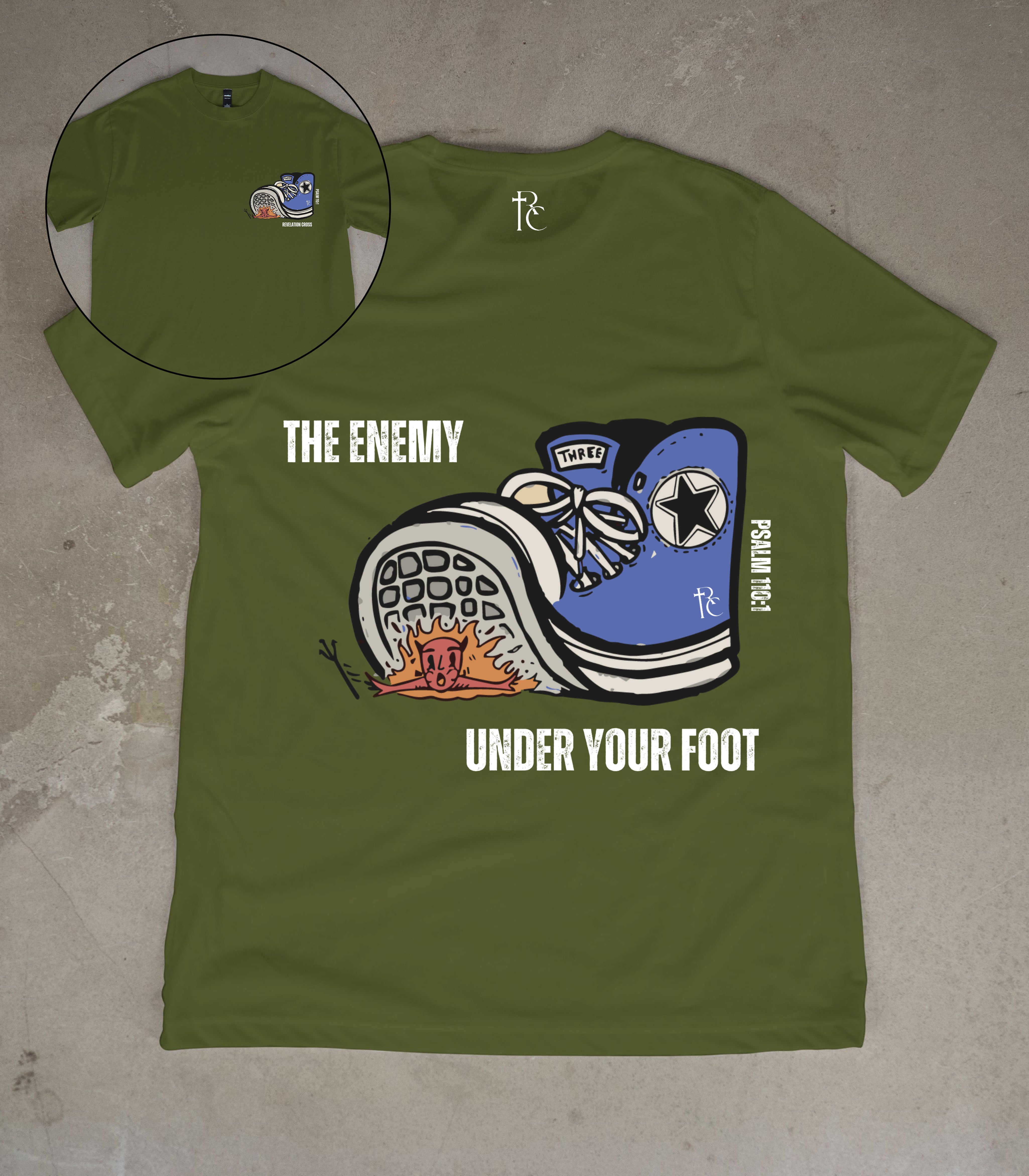 THE ENEMY UNDER YOUR FOOT