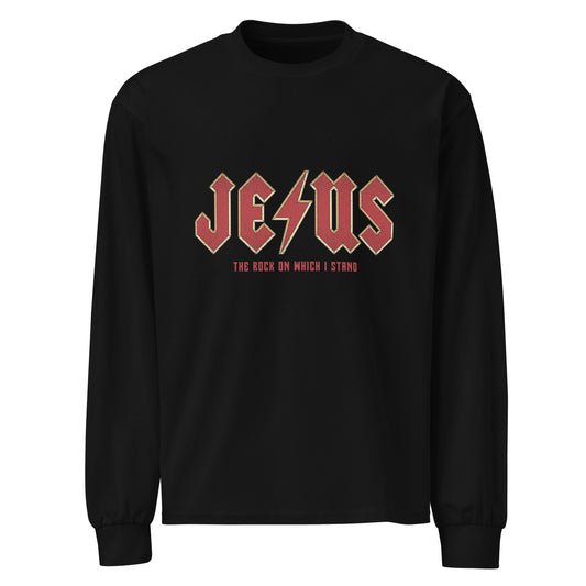 Jesus Premium heavyweight long sleeve shirt