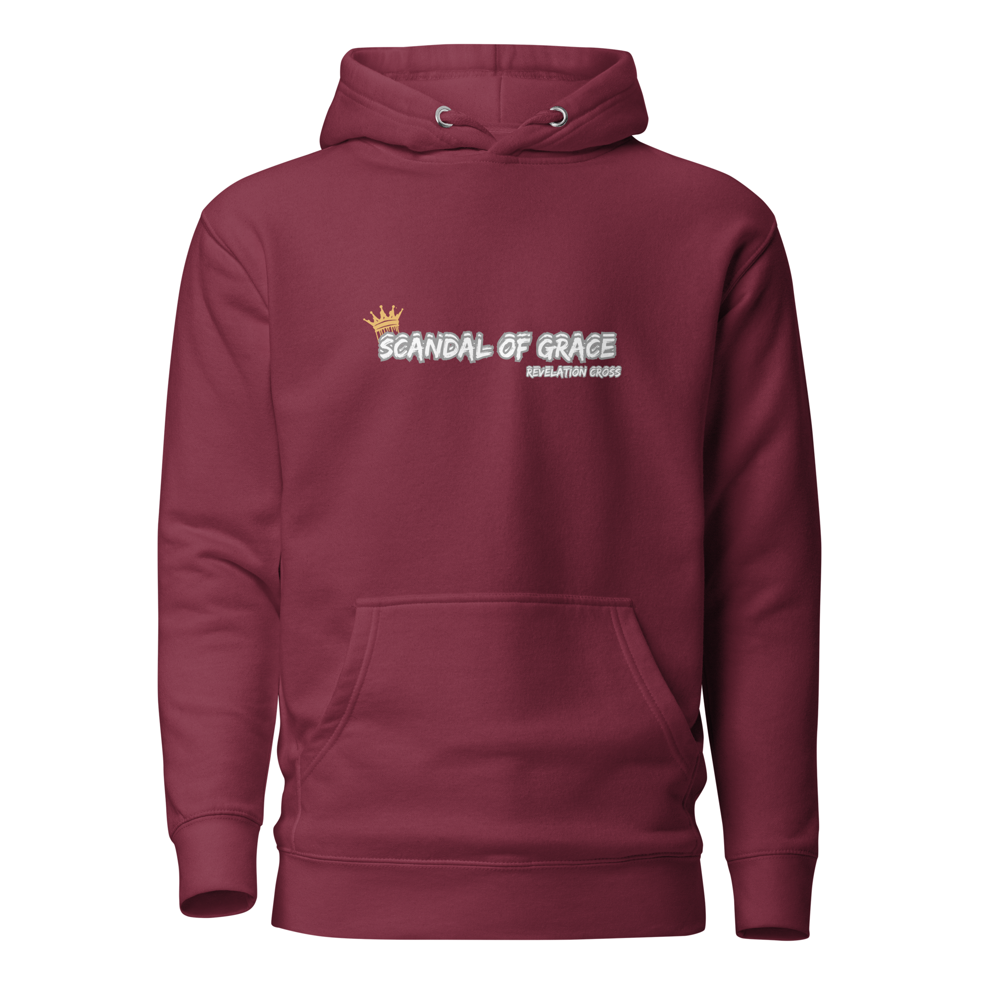 unisex-premium-pullover-hoodie-maroon-front-69c6dde0b13f3.png